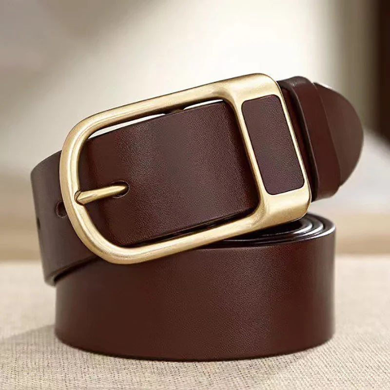 Men’s Cowskin Jeans Belt – Designer Business Casual