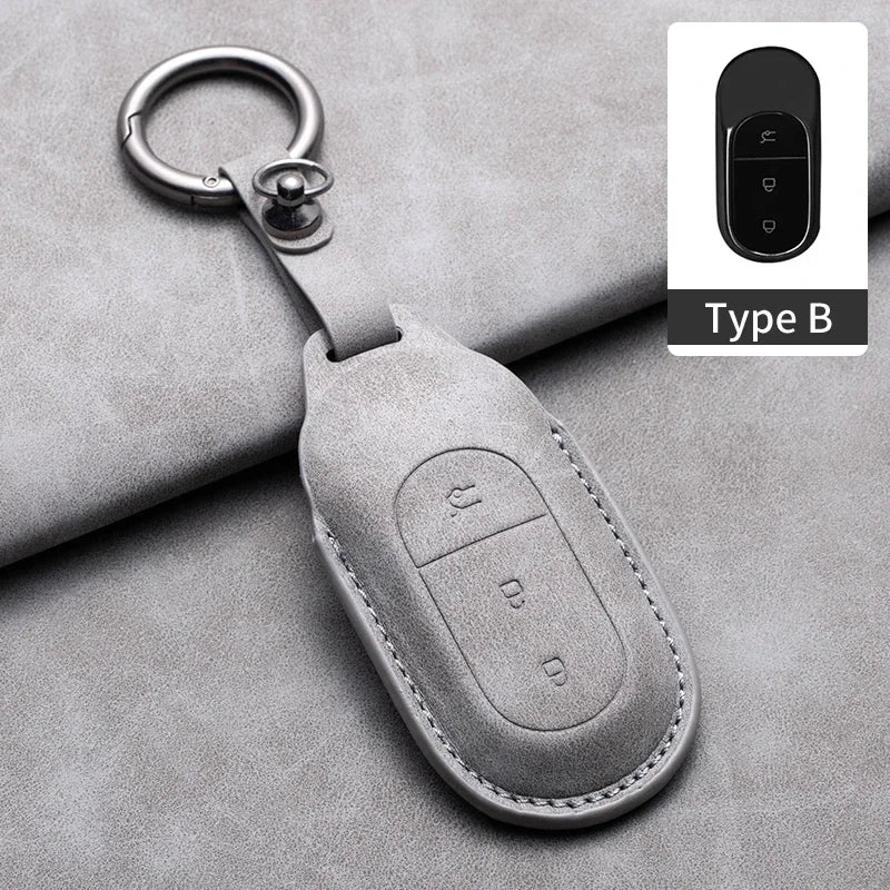 Leather Car Key Case – Leapmotor Series