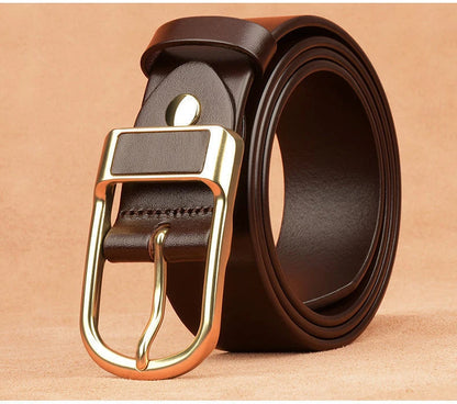 Men’s Cowskin Jeans Belt – Designer Business Casual