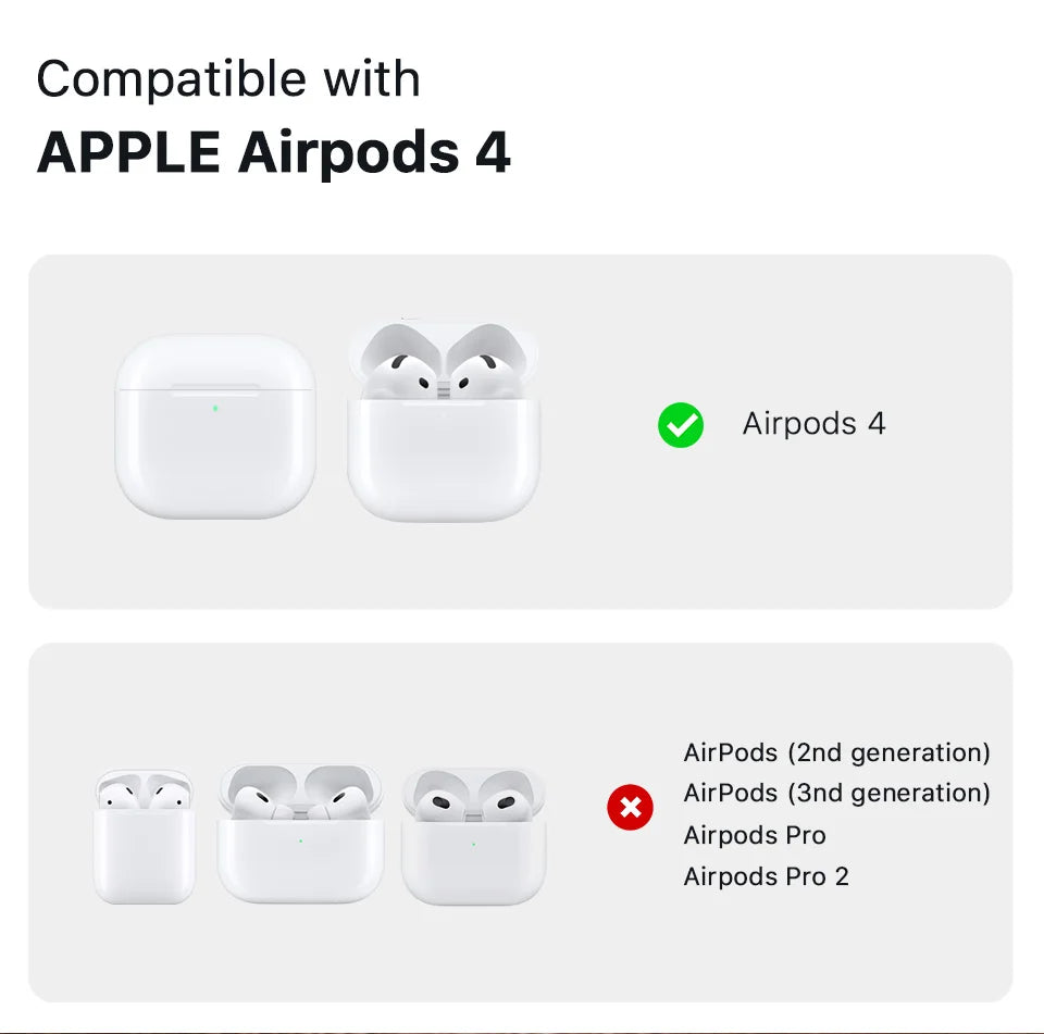 Genuine Leather AirPods 4 Case
