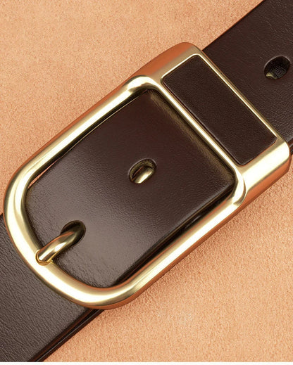 Men’s Cowskin Jeans Belt – Designer Business Casual