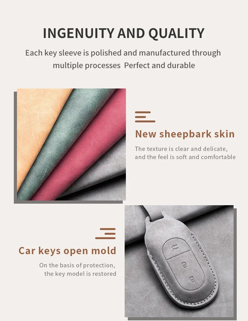 Leather Car Key Case – Leapmotor Series