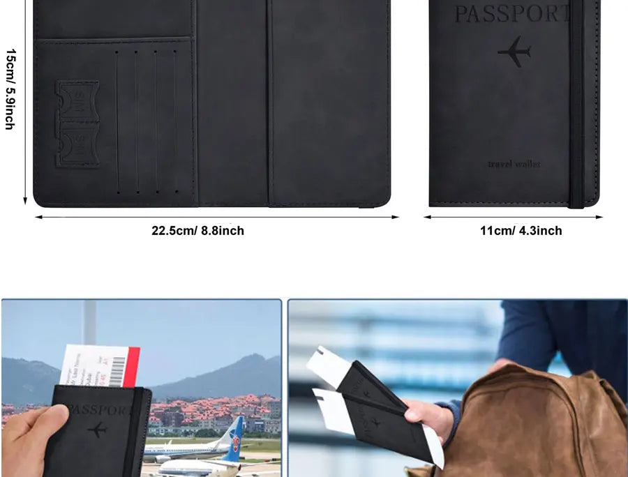 Travel Passport Holder Set – Wallet Case