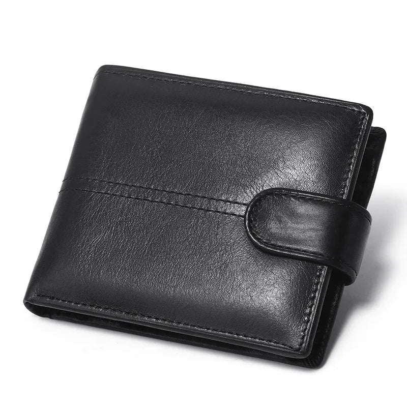 Men’s RFID Leather Wallet – Multi-Slot Edition