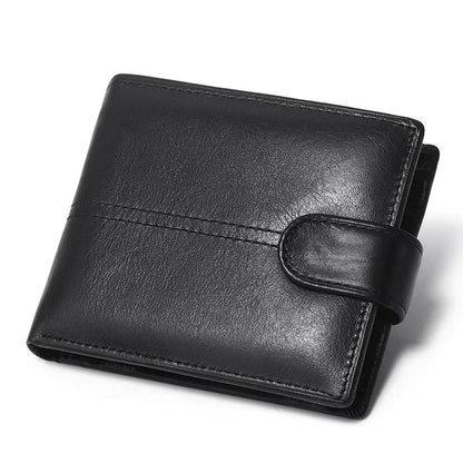 Men’s RFID Leather Wallet – Multi-Slot Edition