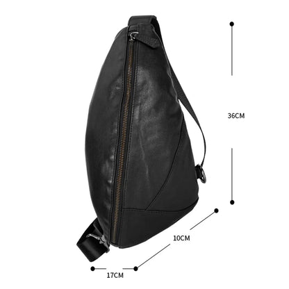 Men’s Leather Chest Bag – Sling Crossbody Pack