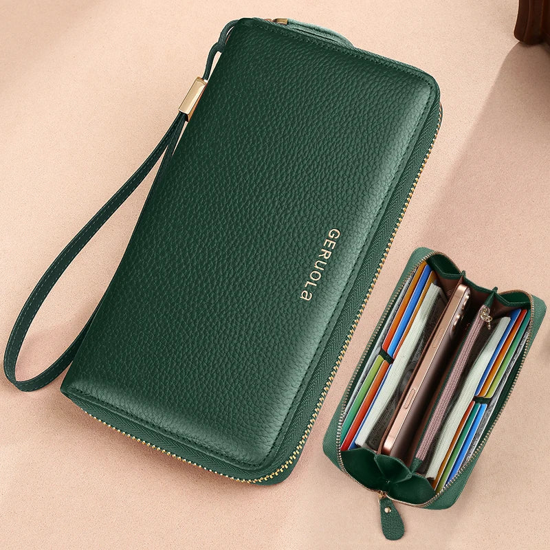 RFID Long Wallet – Zipper Money Clip