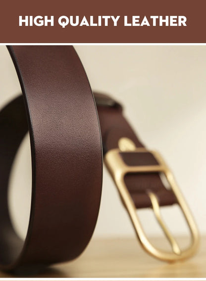 Men’s Cowskin Jeans Belt – Designer Business Casual